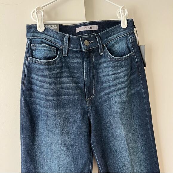 NWT Joe's Jeans Lavender High Rise Flare Jeans Dark Wash Wide Leg Size 27 $208 - Picture 4 of 11
